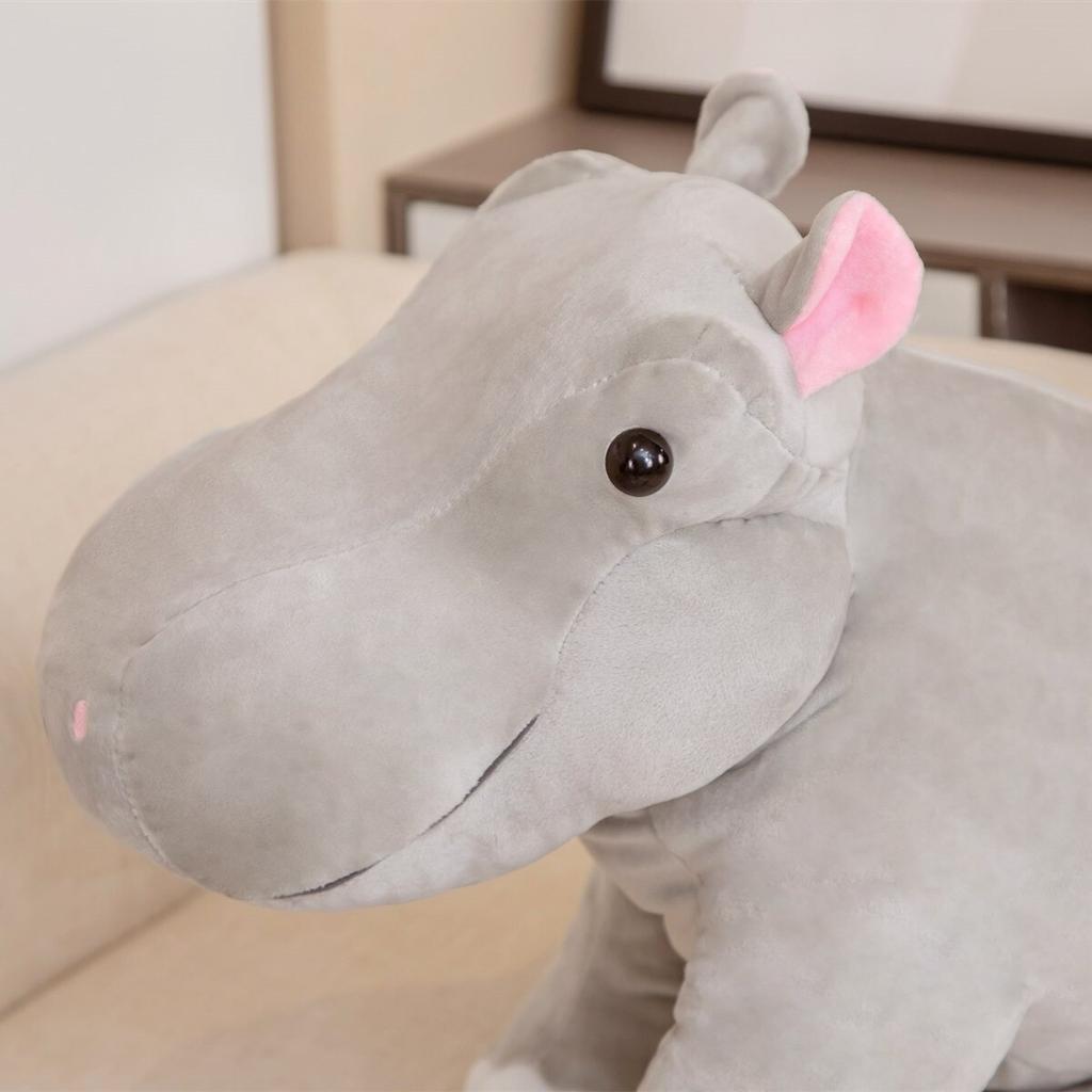1ks 55/70cm plyšové hračky Kawaii Hippo Pohodlný polštářek pro zvířátka Krásné plyšové panenky Hroch Peluche pro děti Dárek pro dívky