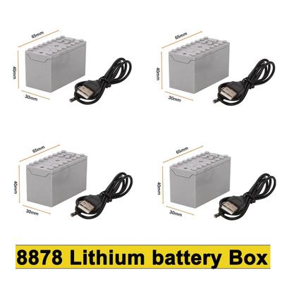 Caja de Batería de Litio Recargable MOC con Piezas de Alta Tecnología Bloques Herramienta de Alimentación Para Motor de Coche/Tren Juguete de Bloques de Construcción PF Accesorios