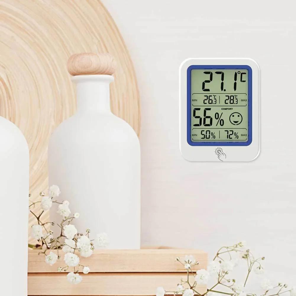 Indoor Climate Meter Digital Hygrometer 10-second Updates Accurate Measurements Accurate Hygrometer For Home Office