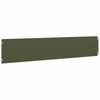 Lawn Edging 10 Pcs Olive Green 20 X 103 Cm Cold Rolled Steel