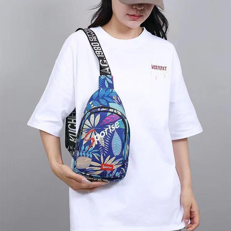 Chest Bag Men's One Shoulder Crossbody Bag Large Capacity Outdoor Sports and Leisure Fashion Small Shoulder Bag Large Capacity