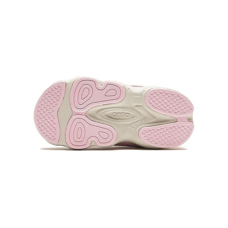 Anta Comfortable Durable Breathable Low-Top Walking Shoes Baby Shoes Pink White A322340086-1