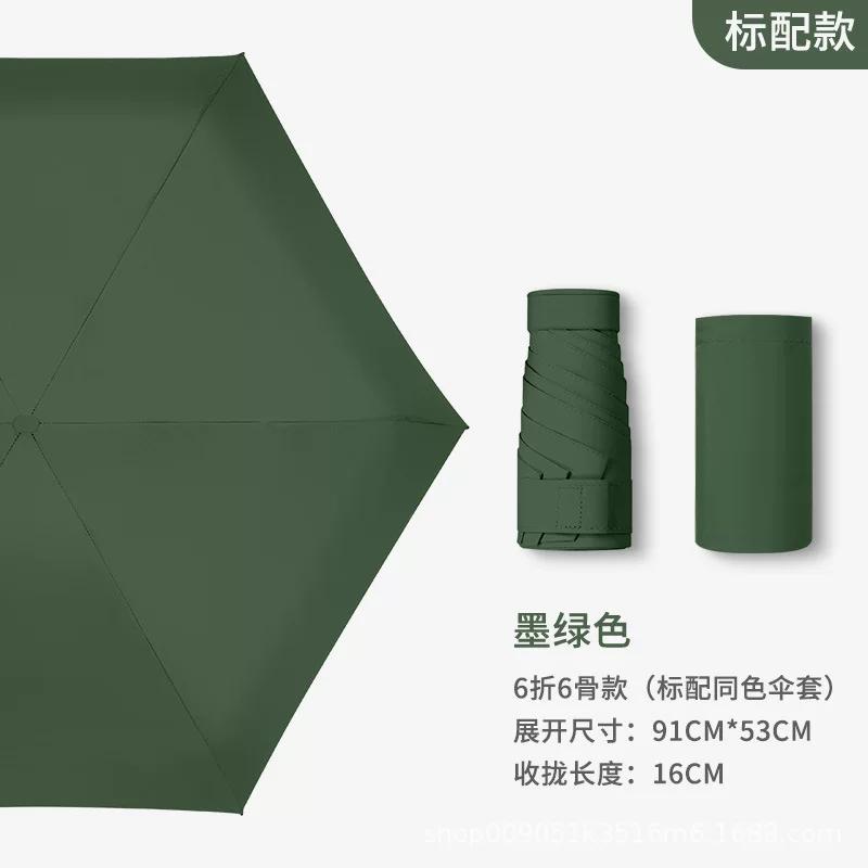Dual-Use Umbrella for Women, Sun Protection, Uv Protection, Pocket Umbrella, 40% off Flat Sun Umbrellas, Compact Sunshade Umbrella