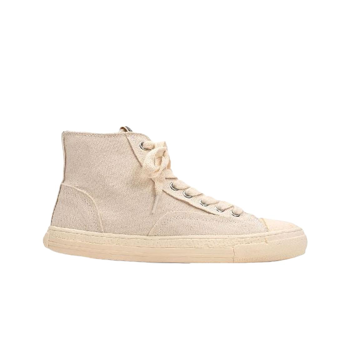 

Maison Mihara Yasuhiro General Scale Past Sole Canvas High-top Sneakers White EU 40