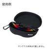 Sunglasses Case BK Black Case for Sunglasses with Carabiner [SWANS] A-215 Semi-Hard