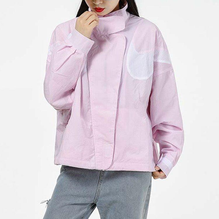 Nike Jackets Women's Pink Stand Collar Moderate Other DD5585-695