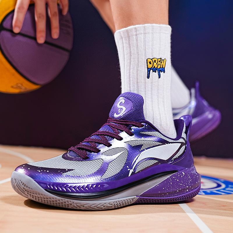 Blitz 8 Basketball Shoes Men's Sonic 12 Shoes Defender Actual Combat Teen Sneakers Women's Friction Sound Sneakers None