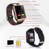 DZ09 Smartwatch with SIM card support for phone calls intelligent reminders Bluetooth and location tracking. Available in black with an English