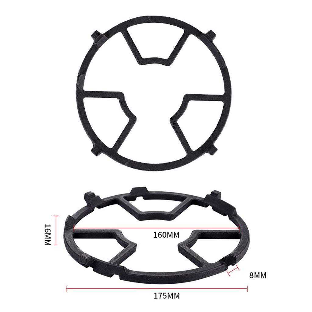 Gas Stove Auxiliary Rack Stove Grate Stove Grate Gas Range Grate Milk Pot Holder for 4 Or 5 Feet Gas Cooker