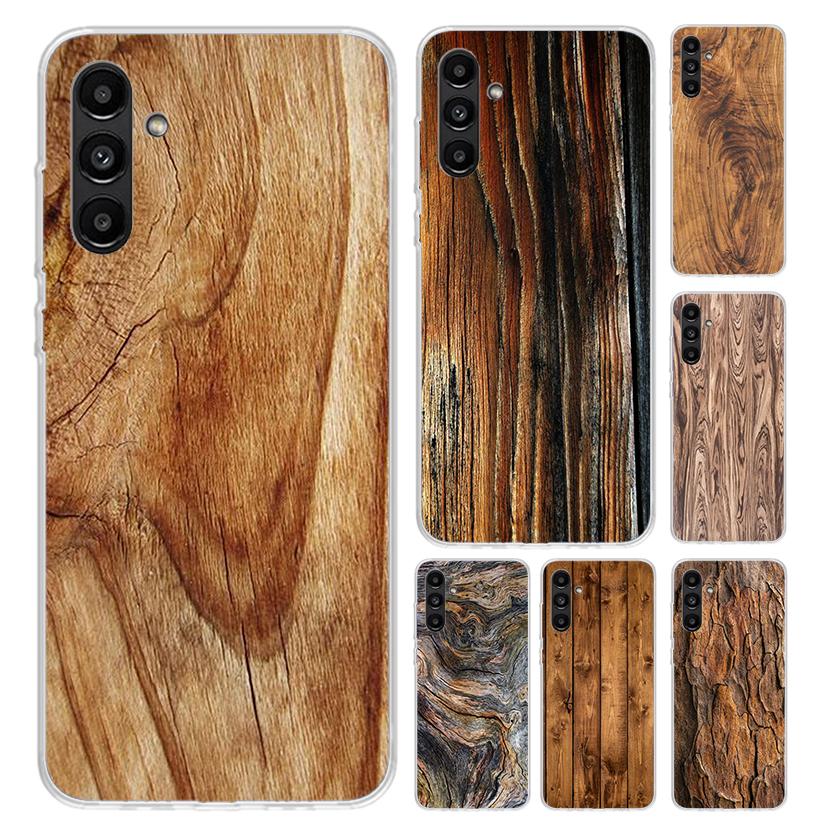 Wood Wooden Pattern Phone Case for Samsung Galaxy A17 A16 A37 A26 A36 A57 A56 A15 A25 A35 A55 A14 A24 A34 A54 A13 A23 A33 A53 Ga