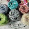 Monica Rose Style Yarn 50gx2pcs Hand Knitting Crochet Bulk Thick Plush Puffy Fancy Blended Yarns Knitting Thread DIY Knitting