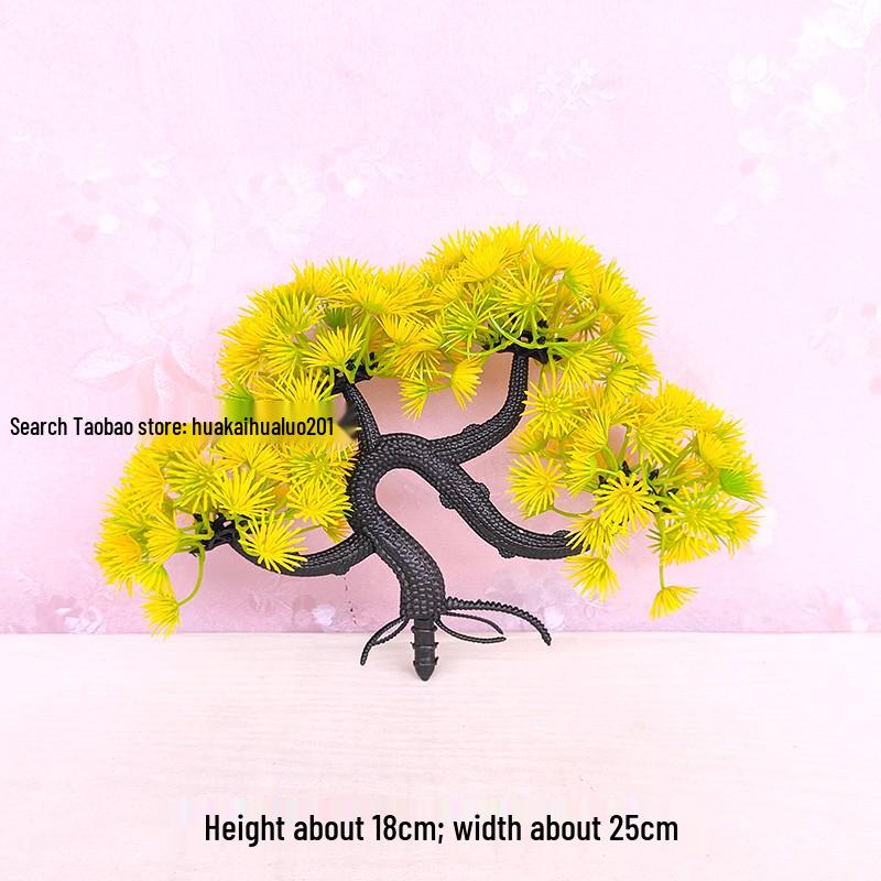 Artificial Pinus Thunbergii Tree Branch – Indoor/Outdoor Decorative Faux Greenery and Flower Arrangement.