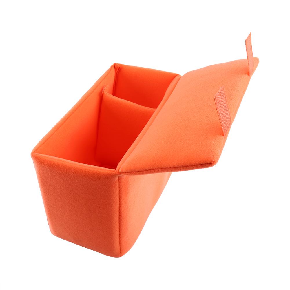 

3 Colors Portable Camera Inner Partition Padded Protector Case Bag For SLR DSLR Camera 18*12*24cm оранжевый