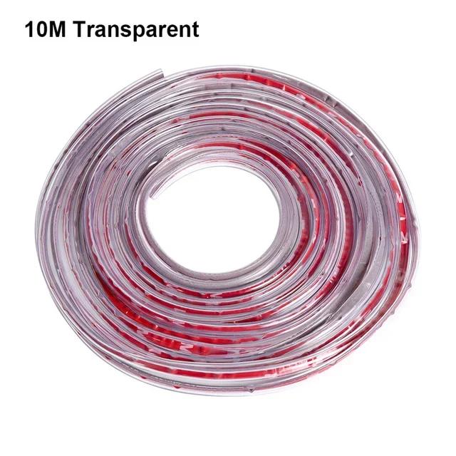 2/5/10M Car Door Protector U Type Universal Car Door Edge Guards Strip Rubber Moulding Sealing Scratch Protector Strip for Auto