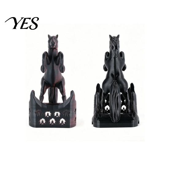 Smooth Line Phone Holder Portable Mobile Holder, 3D Printed Horse-Shaped Design Tablet Stand Stable Stand, Lines Desktop Decoration