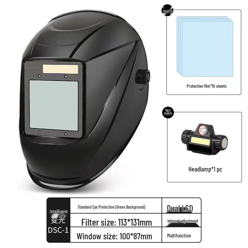 Solar Auto-Darkening Welding Helmet