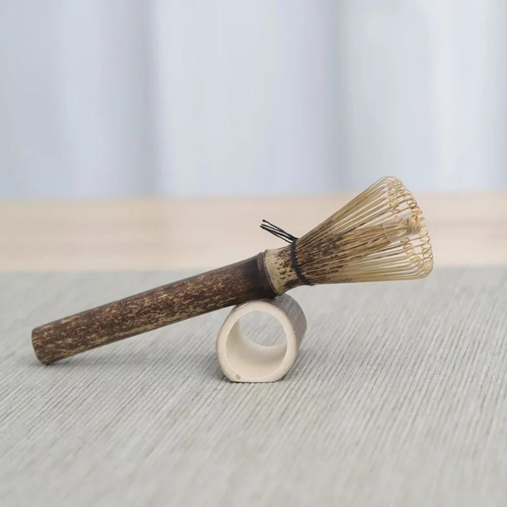 Hot DIY 80 Fringe Useful Matcha Green Tea Kitchen Bamboo Brush Bamboo Accessories Matcha Tea Powder Whisk Matcha Tea Tools