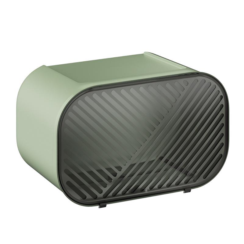 Suport de lux impermeabil pentru prosoape de hârtie, montat pe perete, cu sertar