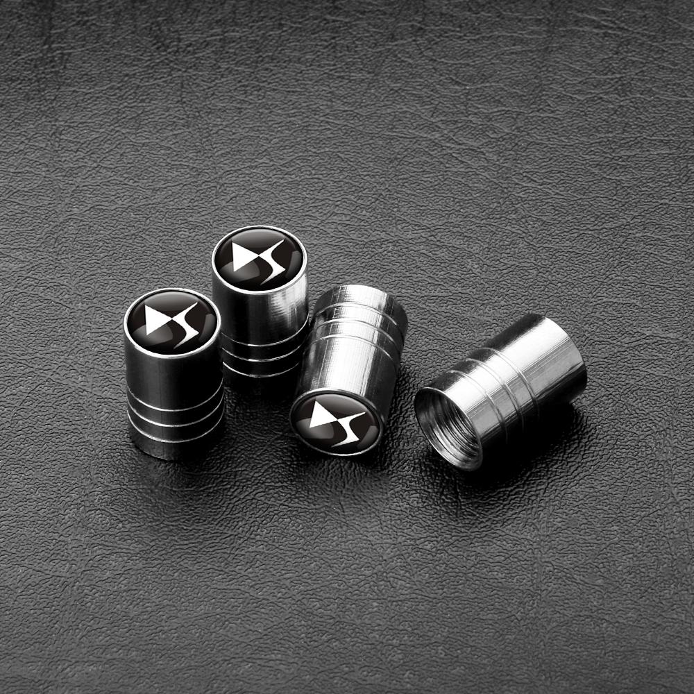 4PCS Car Styling 3D Metal Wheel Tire Valve Stem Caps Accessories For Citroen C3 C4 Grand Picasso C4L C5 C-ELYSEE Berlingo DS4 C1