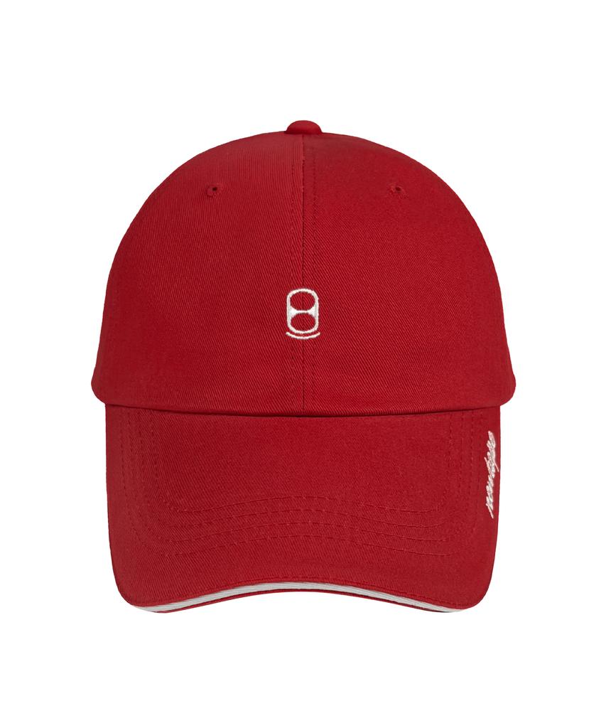 Nyuteib Soda String Oversized Ball Cap - Red
