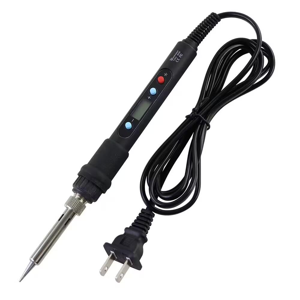 New Digital Display Adjustable Temperature Electric Soldering Iron Black 80W 110V / 220V Solder Welding Desoldering Repair Tools