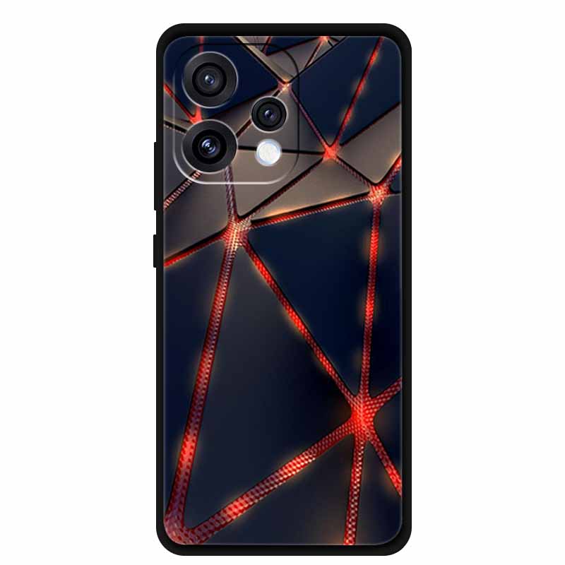 

Для Oppo Reno 15 15c Чохол Свіжа Квітка М який Силікон ТПУ Чохли для Телефону для Reno15 Reno15C Ударостійкий Крутий Вовк Тварини Захисний For Reno 15 Global