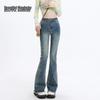 Beautiful Wardrobe Women's High-Waist Slim-Fit Flare Jeans