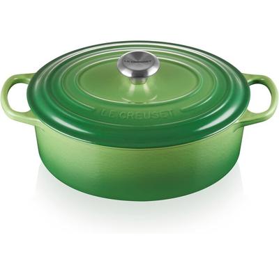 Le Creuset Signature Schmortopf oval 29 cm Bambusgrün 4,7 L (21178294082430)