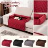 Quilted Pet Sofa Cover for Cats and Dogs 75x75cm Durable Soft Fabric Protective Furniture Cover with Side Flaps for Pet Beds and Sofas