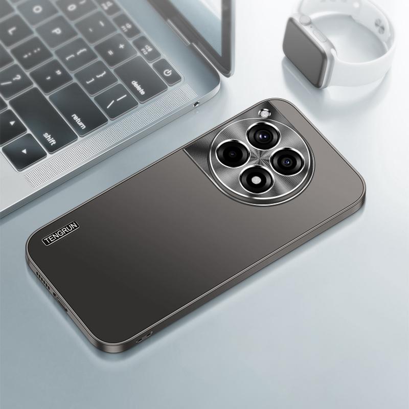 For OnePlus Ace 3 5G/12R 5G Case Matte PC Phone Cover with Metal Lens Protection