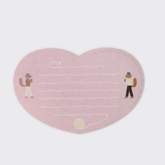 Small Stationery Sojak5 Happy Hobby Regular Card (Knitting), a Popular Phrase In Korea