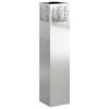 Solar LED Path Light 2 pcs Silver Galvanized
