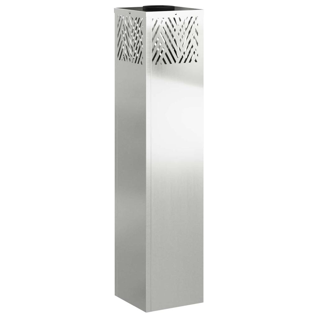 Solar LED Path Light 2 pcs Silver Galvanized