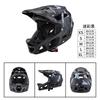 Full Face Mountain Bike Helmet Downhill Racing Adult Cycling Safety Gear With Camo Patterns
