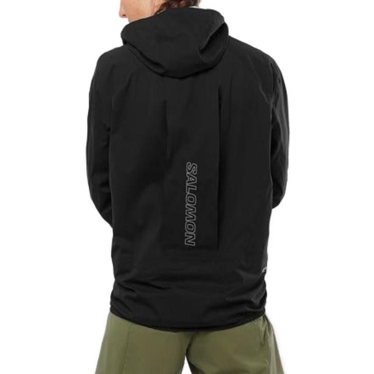 Salomon S/Lab Loose Fit Hooded Letter Print Zipper Running Breathable Waterproof Long Sleeve Jacket Unisex Jacket LC2158600