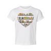 Unisex T Shirt With Heart Shaped Bookshelf Graphic For Book Lovers And Readers W