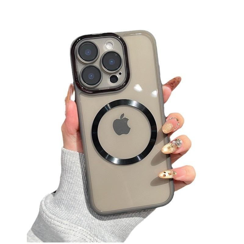 Applicable To Transparent Set IPhone17Promax Full inclusive Mobile Phone Case Charming Eye Magnetic 1415 Apple 16 New Silicone