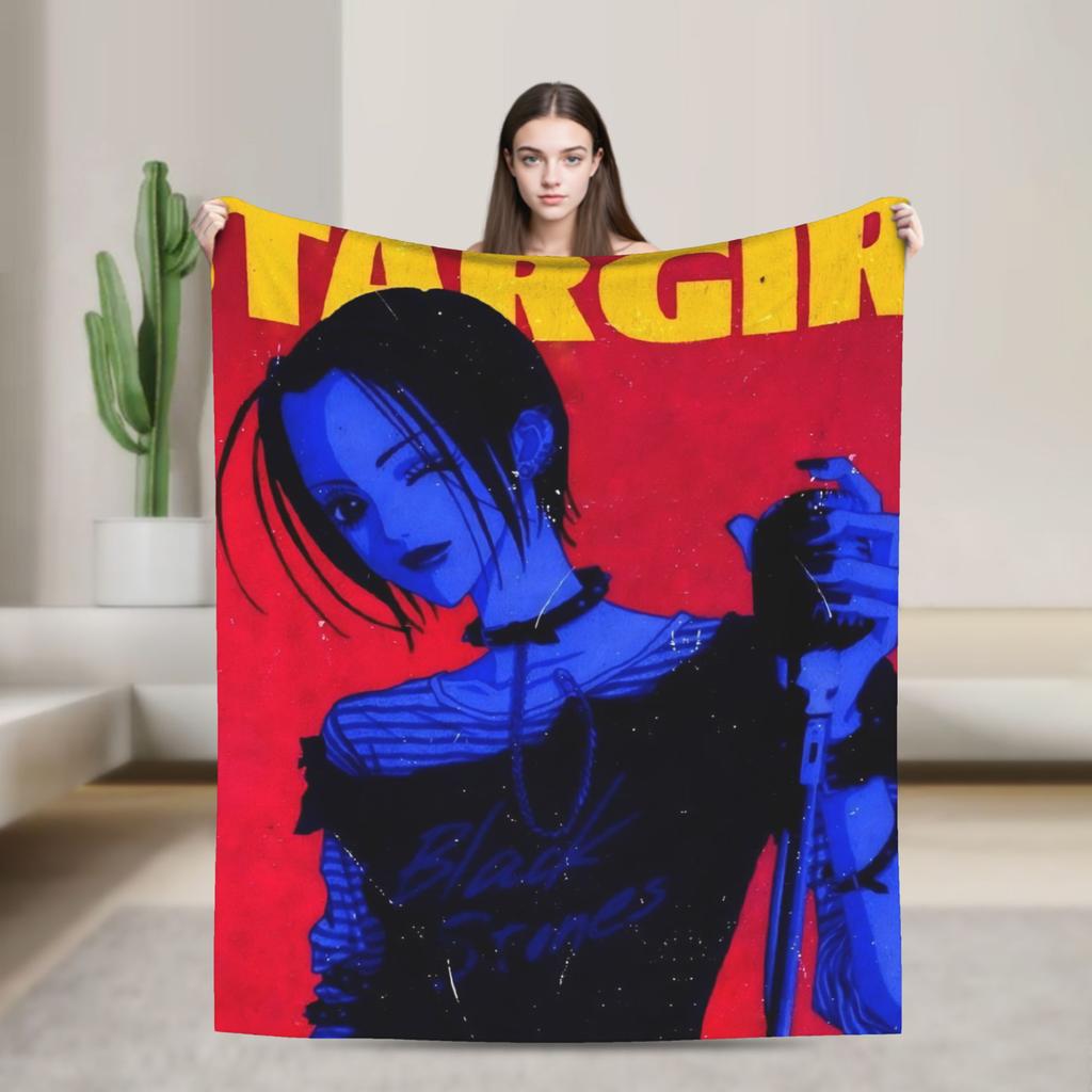 Warm Blanket Travel Nana Osaki Manga Panel collage Throw Blanket  Flannel Bedspread For Couch Chair Fluffy Sofa Bed Cover
