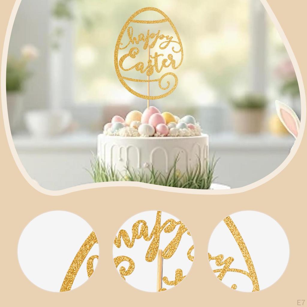 Cake Topper, Cupcake Picks, Decoration, Easter Party Supplies for Weddings