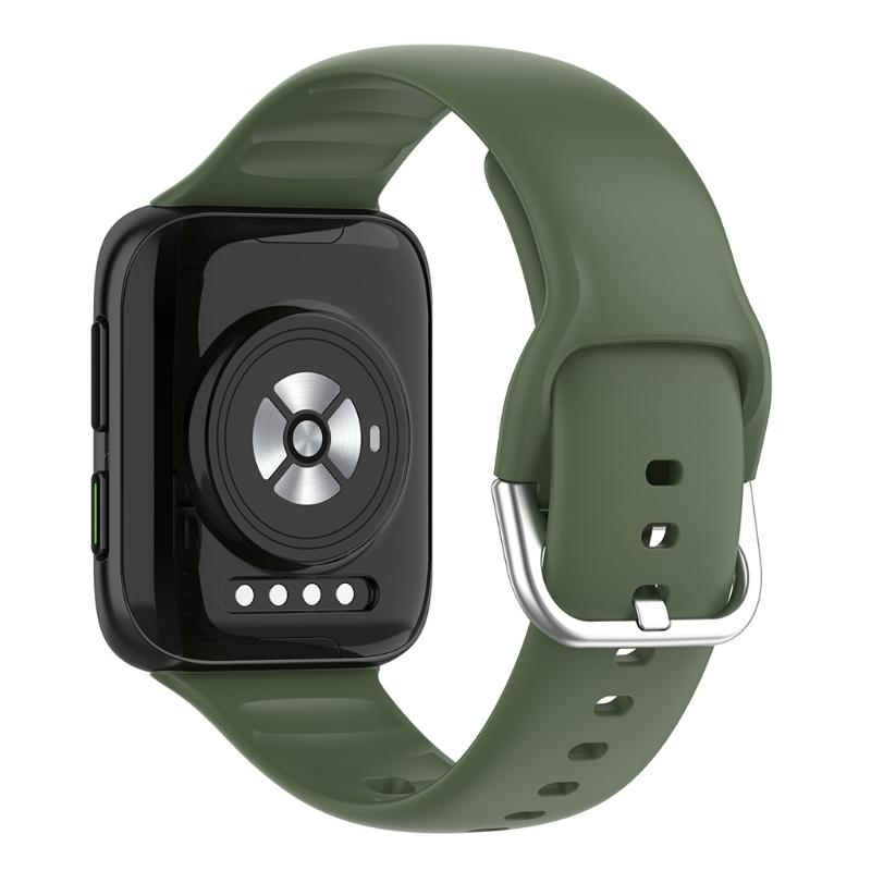 Suitable for  Watch2 42/46mm Durable Sweatproof Adjustable Fashion Silicone Wristband Link Bracelet Watch Band Strap