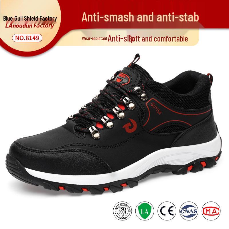 Men's Winter Safety Work Shoes: Waterproof, Anti-Smash, Anti-Puncture, Wear-Resistant, Anti-Slip, Lightweight Protective Footwear