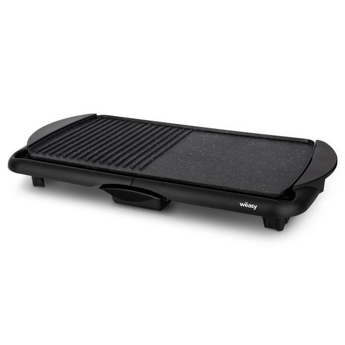 WEASY Griddle - STO52 - Cooking Surface 52x27cm - Adjustable Temperature - Non-stick Coating - 2000W