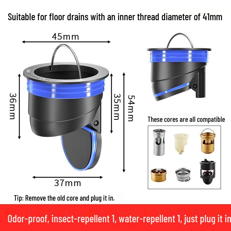 

Odor-Proof, Insect-Resistant, Anti-Backflow Floor Drain Core for Bathrooms and Showers