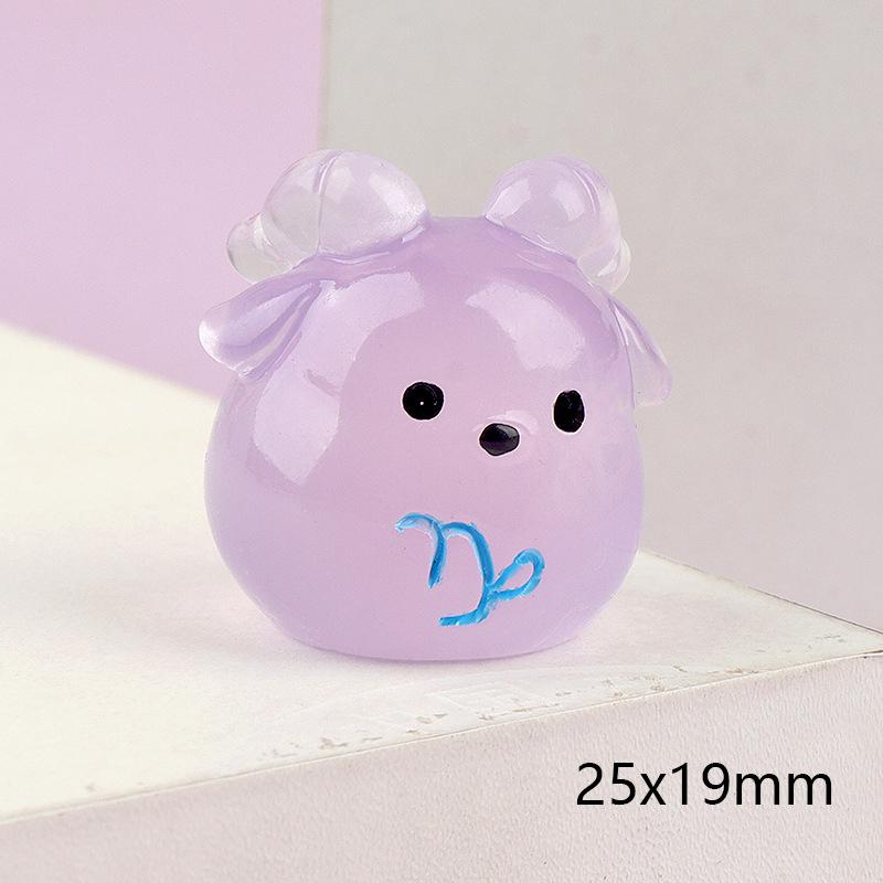 

Світлові дванадцять сузір їв Орнаменти Мультяшна фігурка тварин Мікро пейзаж Модель лялькового будиночка Домашня прикраса робочого столу