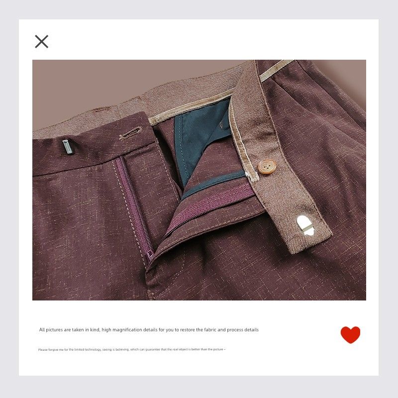 Menseye Suit Handsome Loose Fancy Suit Pants