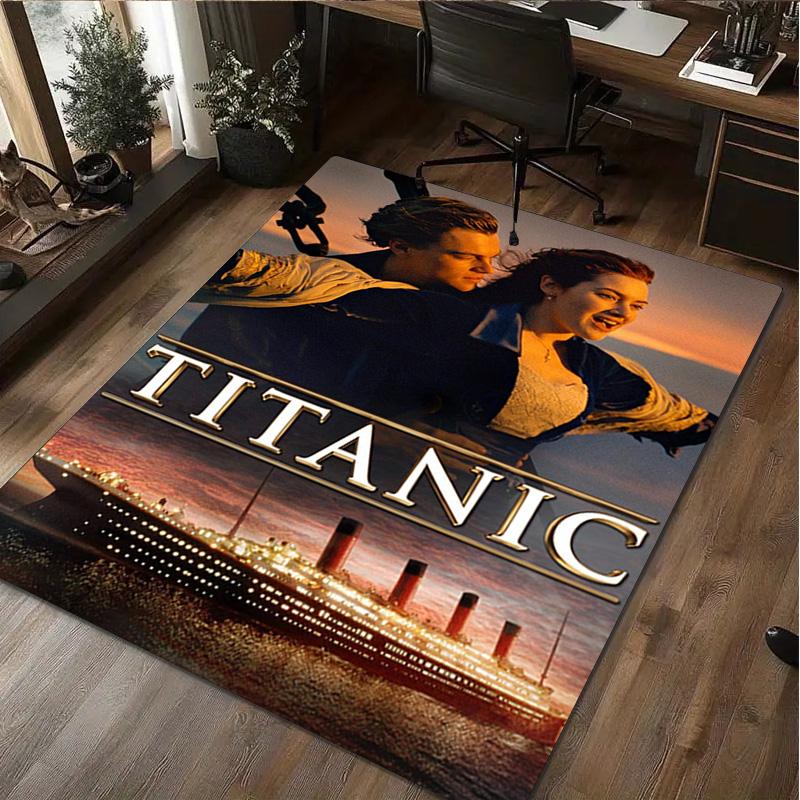 Titanic Carpet Office Decorative Carpet For Living Room Bedroom Door Mat Floor Rug Computer Chair Area Rug