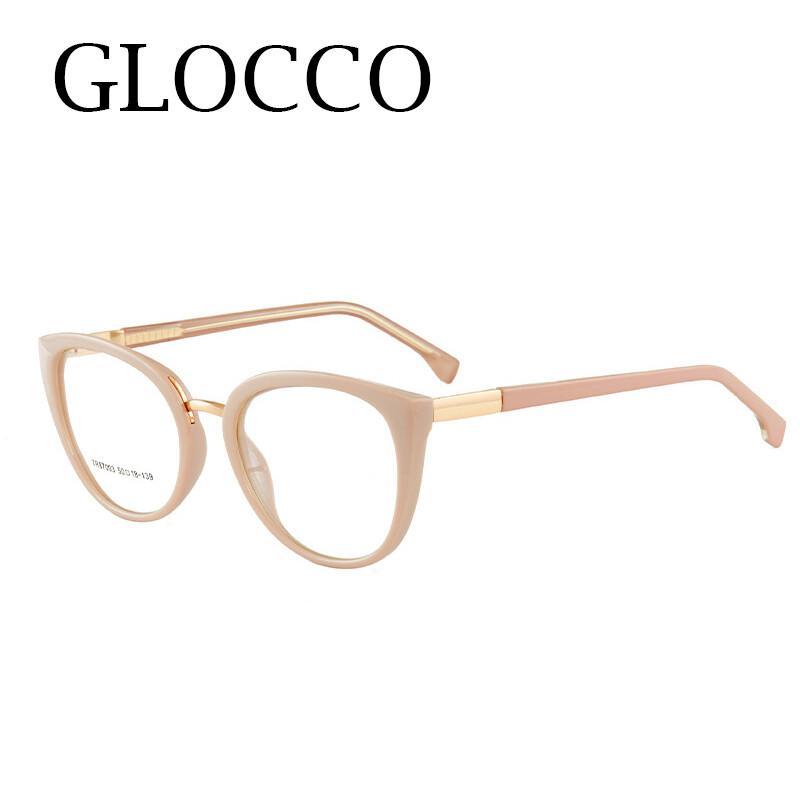 Elegant Women'S Reading Glasses Ultralight Fashion Pink Eyeglasses Cat Eye Anti-Blue Light Eyewear For Female  Lectura