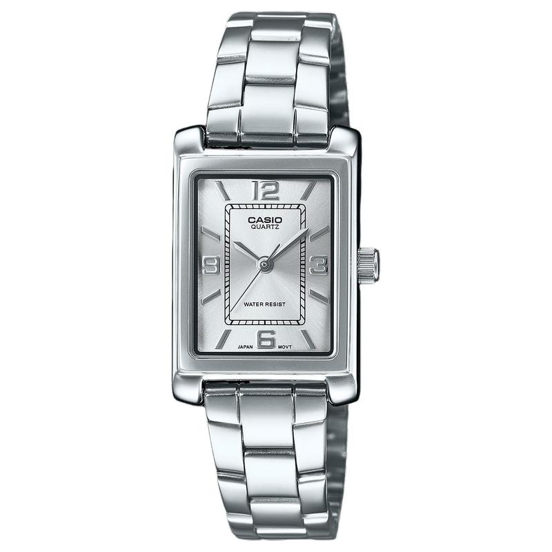 Casio Fashion Trend Quartz Steel Strap Women's Watch Silver Dial LTP-1234DD-7A