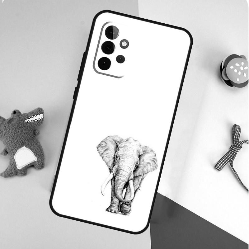 

Милый Слон Для Samsung Galaxy A05 A06 A16 A54 A34 A14 A55 A35 A15 A53 A33 A13 A22 A32 A52 Чехол для Телефона Samsung A12
