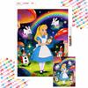 Themed Diamond Painting Kit Alice In Wonderland Handmade Diy Home Decoration for Beginners and Craft Lovers